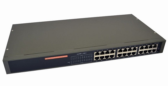 24 Port 10/100/1000 Gigabit Ethernet Network Switch - rhinocables