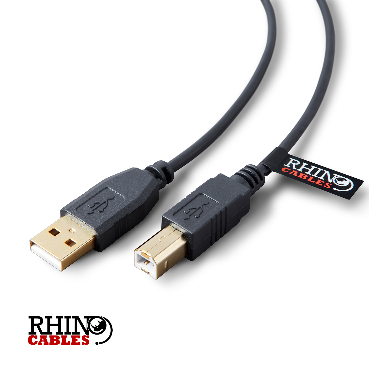 Resultat Gentage sig Betydelig USB 2.0 Gold HQ A to B PRINTER CABLE - rhinocables.co.uk