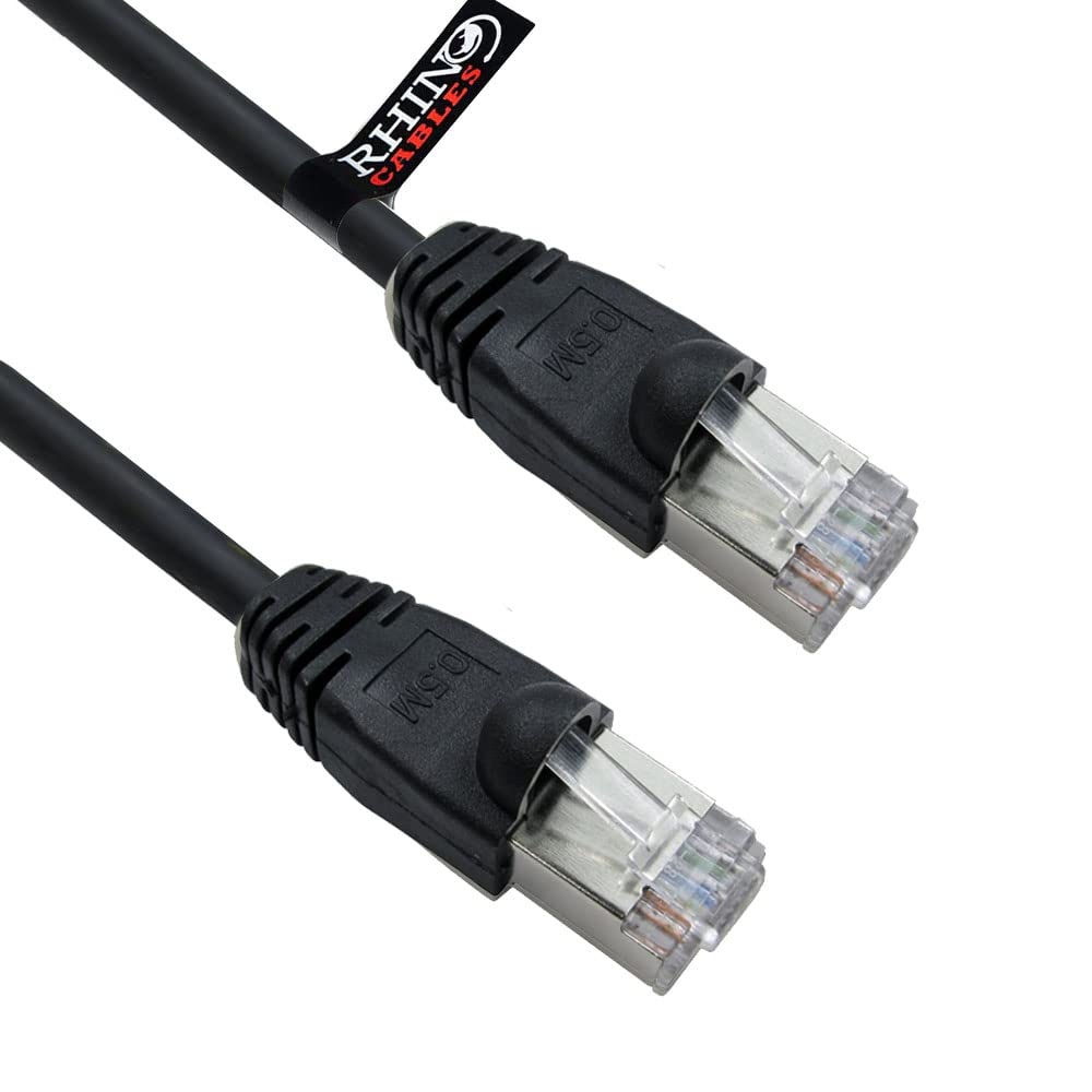 Black Cat6 Snagless Shielded Network Cables
