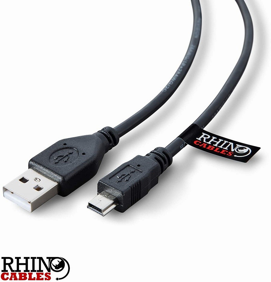thumbnail image 2 of ABLEGRID USB 2.0 A Male To Mini-B Cable (6ft?) - Data Sync & Charger Cord For PC, Laptop, Notebook 2 of 6