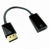 15cm Leaded DisplayPort to HDMI Adapter - 4K 60Hz