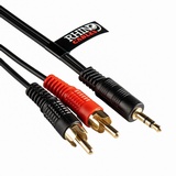 Nanocable Audio Stereo Cable Jack 3.5 Male To 2xRCA Male 1.5 m